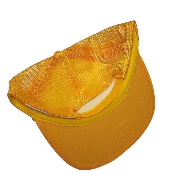 Yellow Trucker Snapback Hat - Picture 2 of 3